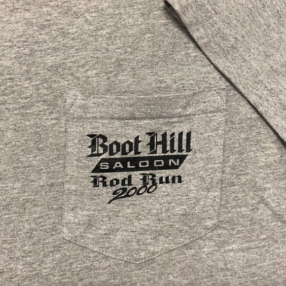 Vintage Y2K Boot Hill Saloon Hot Rods Essential Punk Tee - Picture 6 of 7